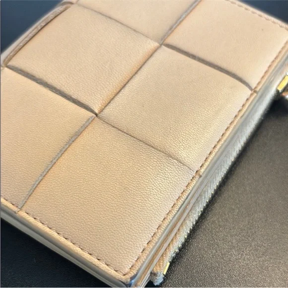 Bottega Veneta Tan Leather Wallet